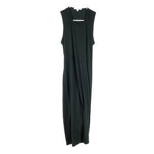 Epoque Evolution Dress Women SZ M Wool Sleeveless Maxi Cut Out Back Lined Casual